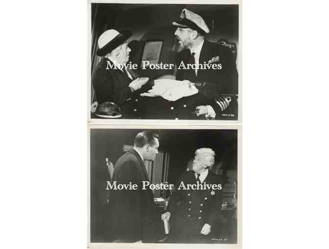 MURDER AHOY, 1964, 8x10 production stills, Margaret Rutherford as Agatha Christies Miss Marple