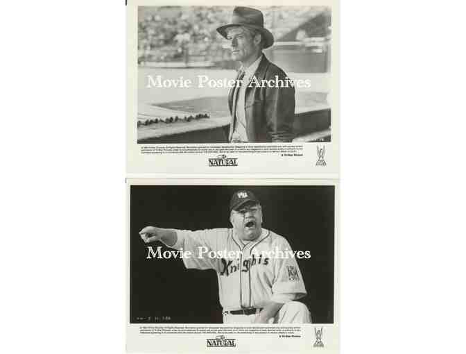 NATURAL, 1984, 8x10 production stills, Robert Redford, Robert Duvall, Glenn Close, Kim Basinger