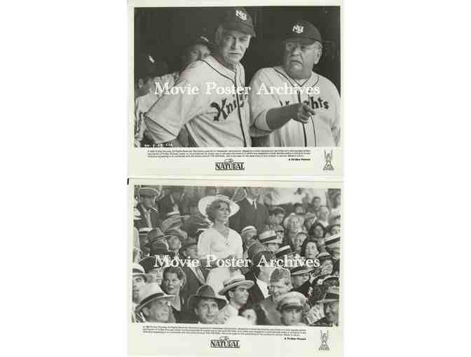 NATURAL, 1984, 8x10 production stills, Robert Redford, Robert Duvall, Glenn Close, Kim Basinger