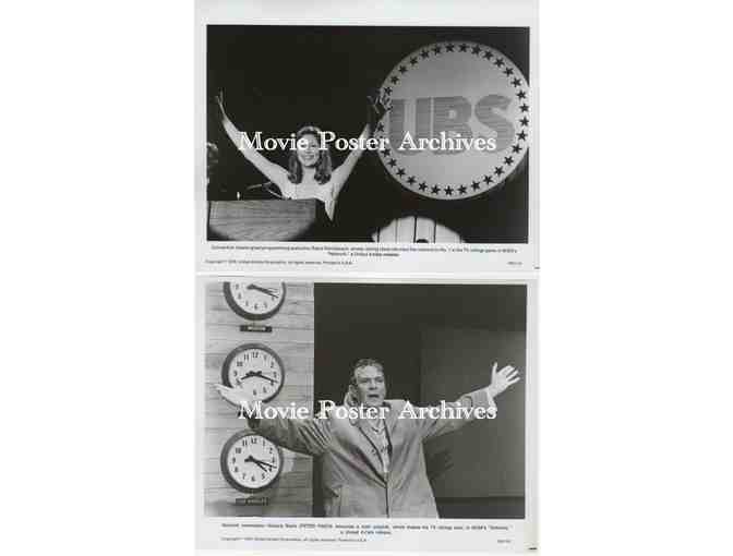 NETWORK, 1976, 8x10 production stills, Faye Dunaway, William Holden, Peter Finch, Robert Duvall