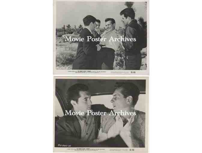 NIGHT HOLDS TERROR, 1955, 8x10 production stills, Jack Kelly, Vince Edwards, John Cassavetes