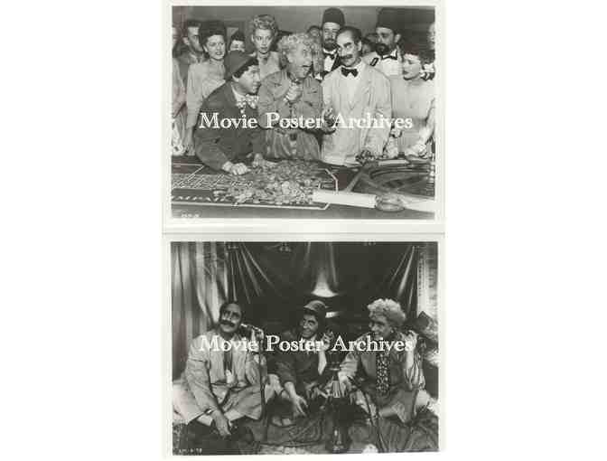 NIGHT IN CASABLANCA, 1946, 8x10 production stills, Marx Brothers, Charles Drake, Lois Collier