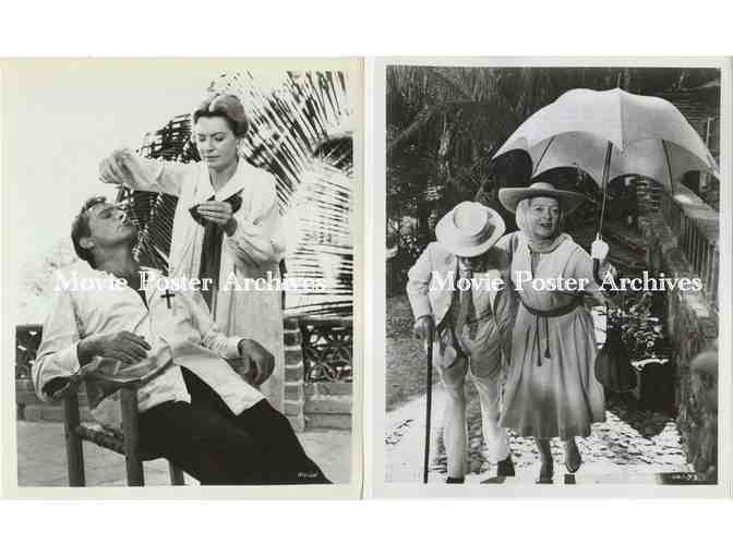 NIGHT OF THE IGUANA, 1964, 8x10 production stills, Richard Burton, Ava Gardner, Deborah Kerr