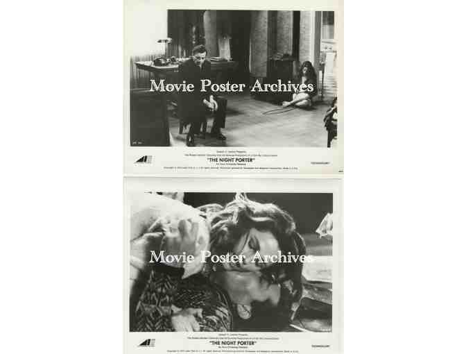 NIGHT PORTER, 1974, 8x10 production stills, Dirk Bogarde, Charlotte Rampling, Phillppe Leroy