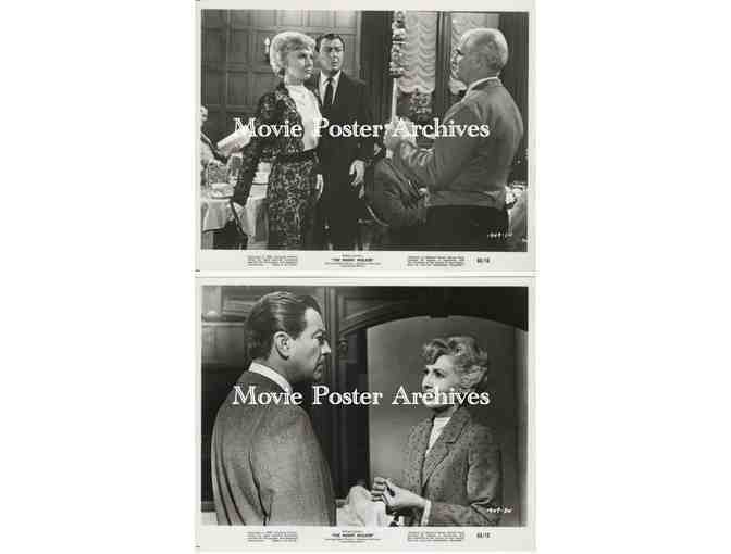 NIGHT WALKER, 1965, 8x10 production stills, Robert Taylor, Barbara Stanwyck, Hayden Rorke