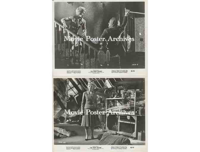 NIGHT WALKER, 1965, 8x10 production stills, Robert Taylor, Barbara Stanwyck, Hayden Rorke