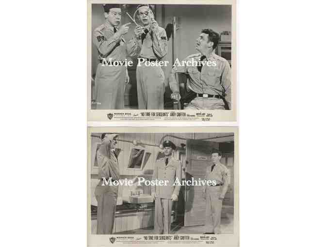 NO TIME FOR SERGEANTS, 1958, 8x10 production stills, Andy Griffith, Don Knotts, Nick Adams
