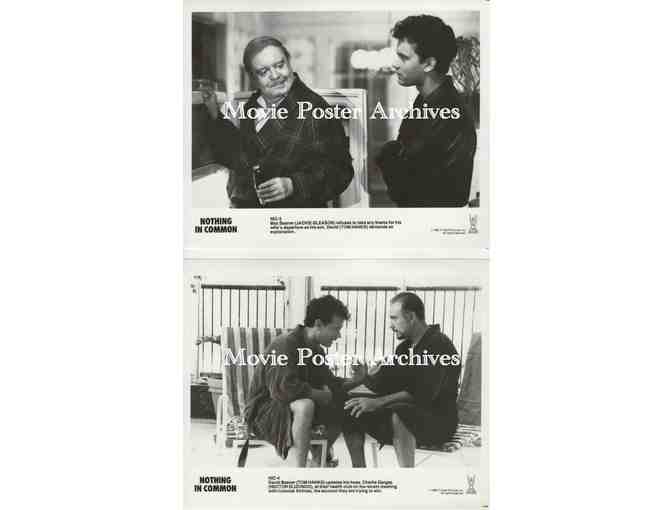 NOTHING IN COMMON, 1986, 8x10 production stills, Tom Hanks, Jackie Gleason, Barry Corbin