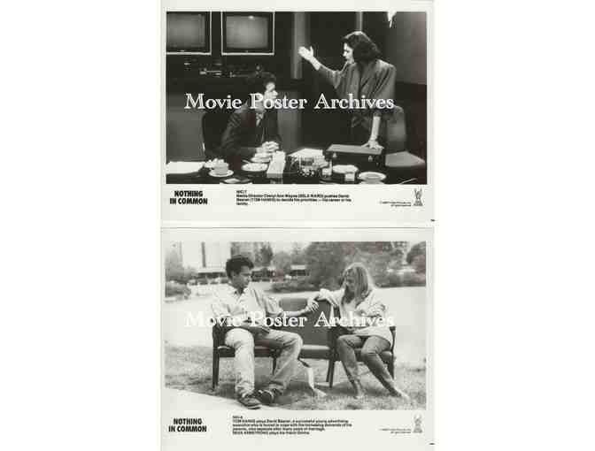 NOTHING IN COMMON, 1986, 8x10 production stills, Tom Hanks, Jackie Gleason, Barry Corbin