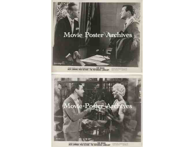 NOTORIOUS LANDLADY, 1961, 8x10 production stills, Kim Novak, Jack Lemmon, Fred Astaire