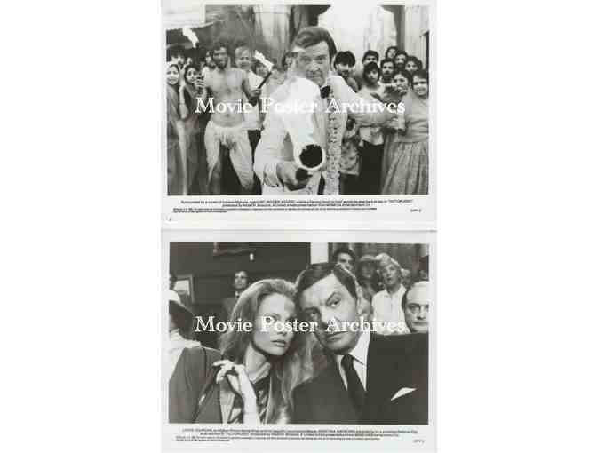 OCTOPUSSY, 1983, 8x10, 8x10 studio stills, Roger Moore as James Bond, Maud Adams, Louis Jourdan