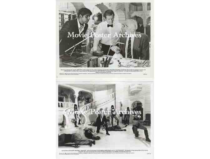 OCTOPUSSY, 1983, 8x10, 8x10 studio stills, Roger Moore as James Bond, Maud Adams, Louis Jourdan