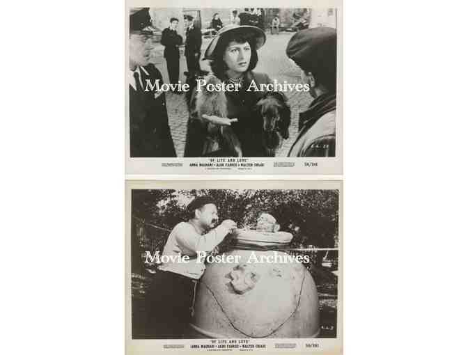 OF LIFE AND LOVE, 1958, 8x10 production stills, Anna Magnani, Aldo Fabrizi, Walter Chiari