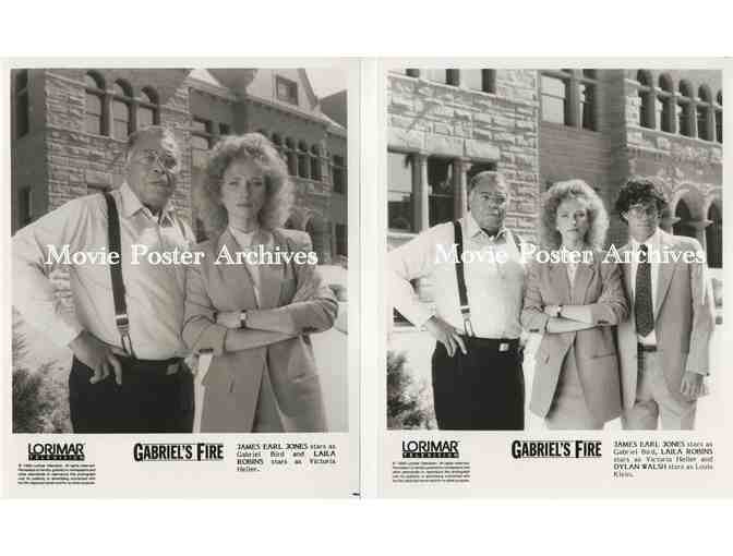 GABRIELS FIRE, 8x10 tv studio stills, James Earl Jones, Madge Sinclair, Laila Robins, Dylan Walsh