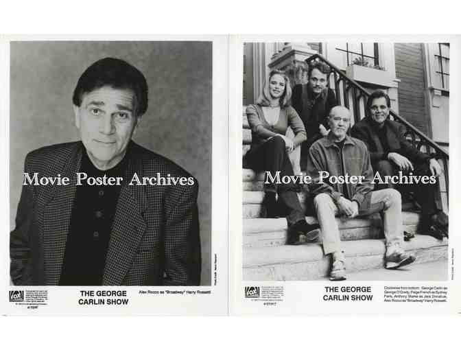 GEORGE CARLIN SHOW, 8x10 tv studio stills, George Carlin, Alex Rocco, Susan Sullivan, Matt Landers