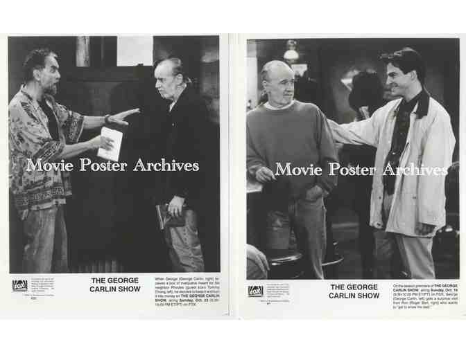 GEORGE CARLIN SHOW, 8x10 tv studio stills, George Carlin, Alex Rocco, Susan Sullivan, Matt Landers