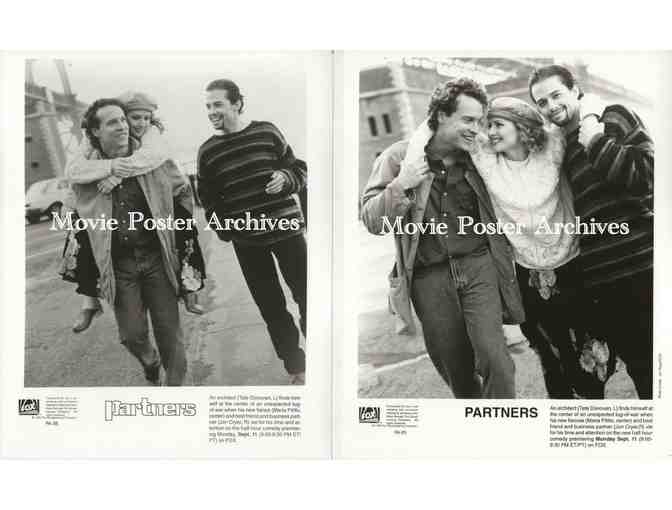 PARTNERS, 8x10 tv studio stills, Jon Cryer, Tate Donovan, Eric Stoltz, Jennifer Aniston, Alex Rocco