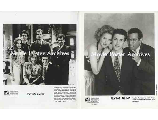 FLYING BLIND, 8x10 tv studio stills, Corey Parker, Tea Leoni, Peter Boyle, Charles Rocket, Rose