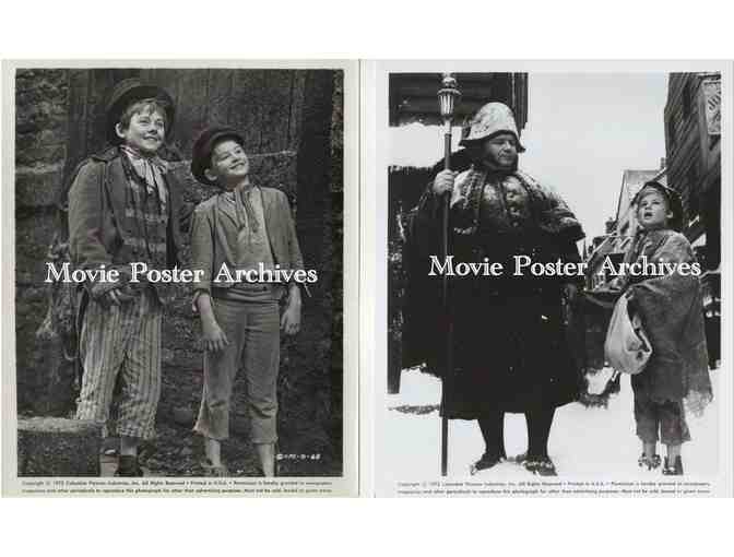 OLIVER!, 1969, 8x10 production stills, Oliver Reed, Ron Moody, Mark Lester, Harry Secombe