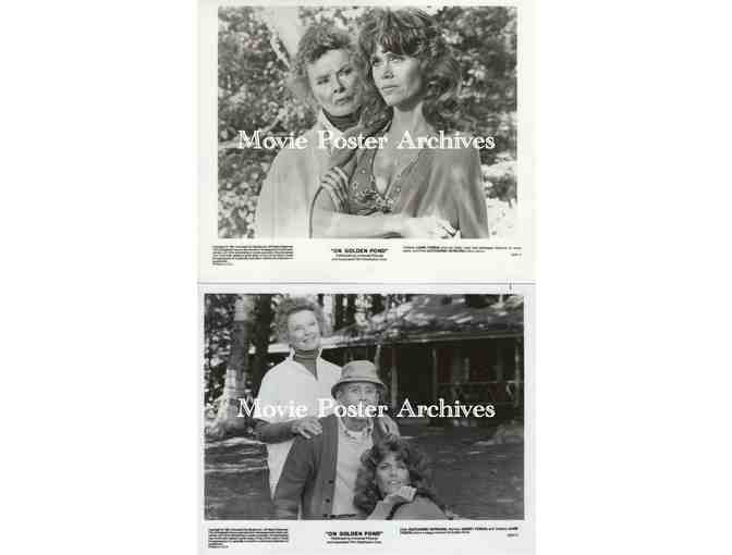 ON GOLDEN POND, 1981, 8x10 production stills, Henry Fonda, Katharine Hepburn, Jane Fonda