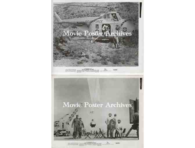 ON THE THRESHOLD OF SPACE, 1956, 8x10 production stills, Guy Madison, Dean Jagger, Leith