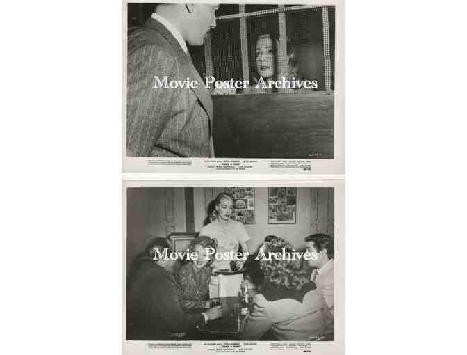 ONCE A THIEF, 1950, 8x10 production stills, Cesar Romero, June Havoc, Lon Chaney Jr