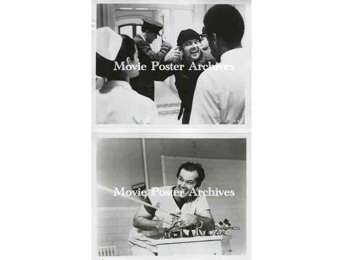 ONE FLEW OVER THE CUCKOOS NEST, 1975, 8x10 production stills, Jack Nicholson, Brad Dourif