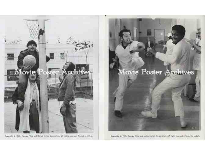 ONE FLEW OVER THE CUCKOOS NEST, 1975, 8x10 production stills, Jack Nicholson, Brad Dourif