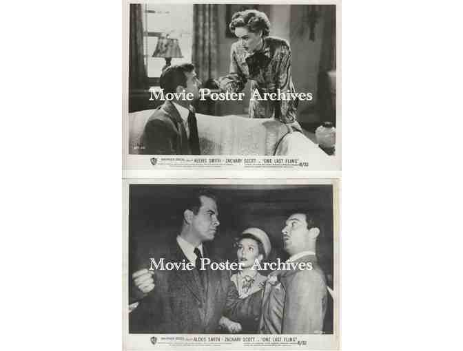ONE LAST FLING, 1949, 8x10 production stills, Alexis Smith, Jim Backus, Zachary Scott