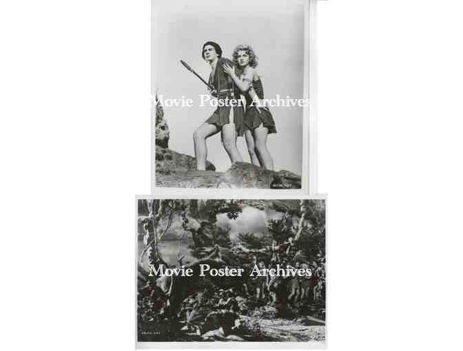 ONE MILLION B.C., 1940, 8x10 production stills, Victor Mature, Lon Chaney Jr., Carole Landis