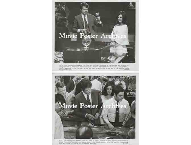 ONLY GAME IN TOWN, 1970, 8x10 studio stills, Elizabeth Taylor, Warren Beatty, Hank Henry