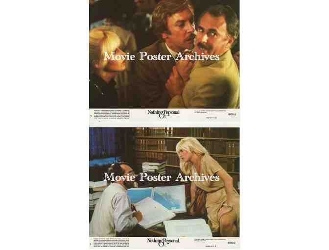 NOTHING PERSONAL, 1980, Mini Lobby Cards, Donald Sutherland, Suzanne Somers, Dabney Coleman