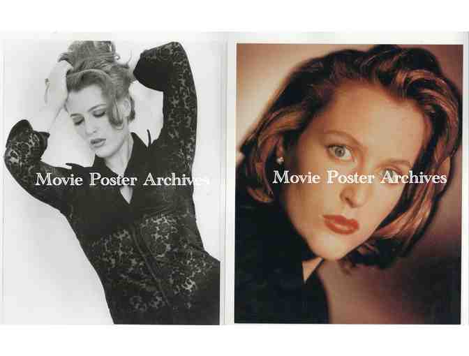 GILLIAN ANDERSON, group of color and B/W classic celebrity portraits and photos