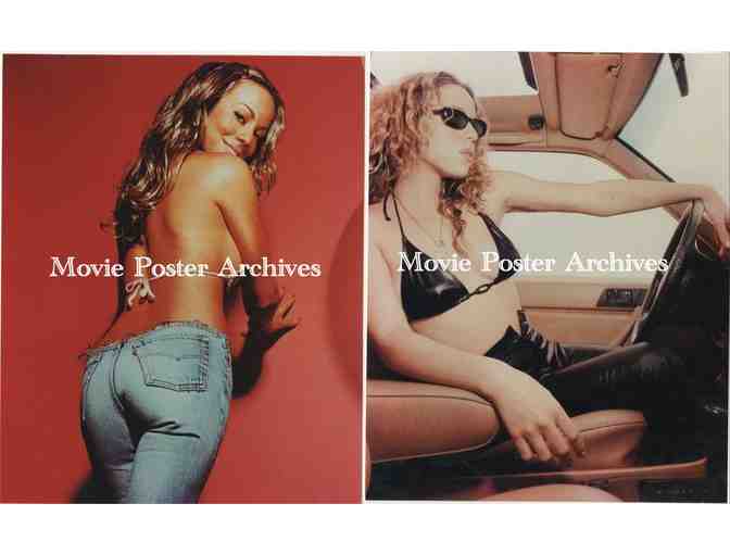 MARIAH CAREY, group of color and B/W classic celebrity portraits and photos