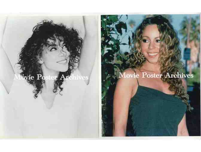 MARIAH CAREY, group of color and B/W classic celebrity portraits and photos