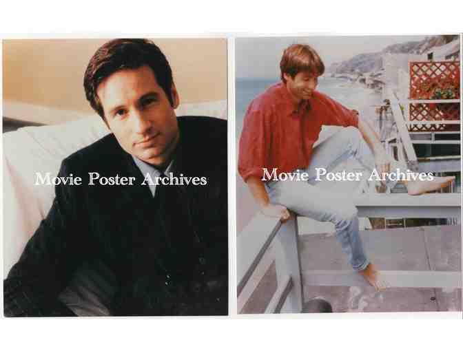 DAVID DUCHOVNY, group of color and B/W classic celebrity portraits and photos