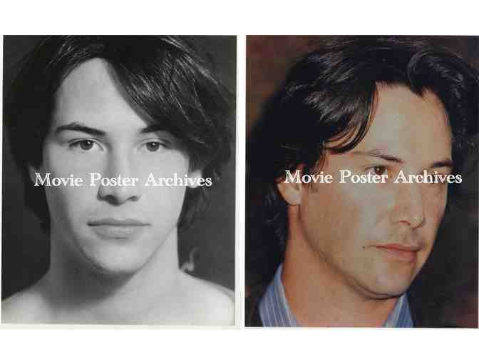 KEANU REEVES, group of color and B/W classic celebrity portraits and photos