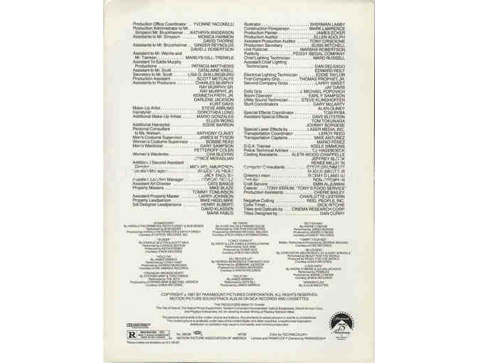 BEVERLY HILLS COP II, 1987, program, Eddie Murphy, Judge Reinhold, Chris Rock, Paul Reiser