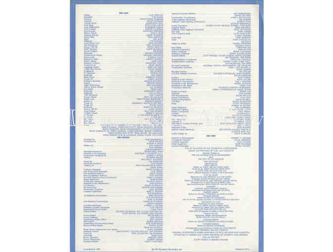 DRAGNET, 1987, program, Dan Aykroyd, Tom Hanks, Christopher Plummer, Harry Morgan