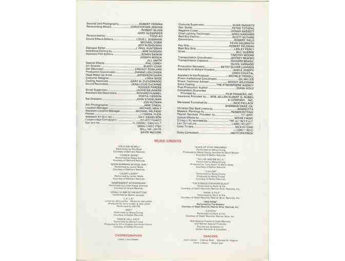 TO LIVE AND DIE IN L.A., 1985, program, William Petersen, Willem Dafoe, Dean Stockwell