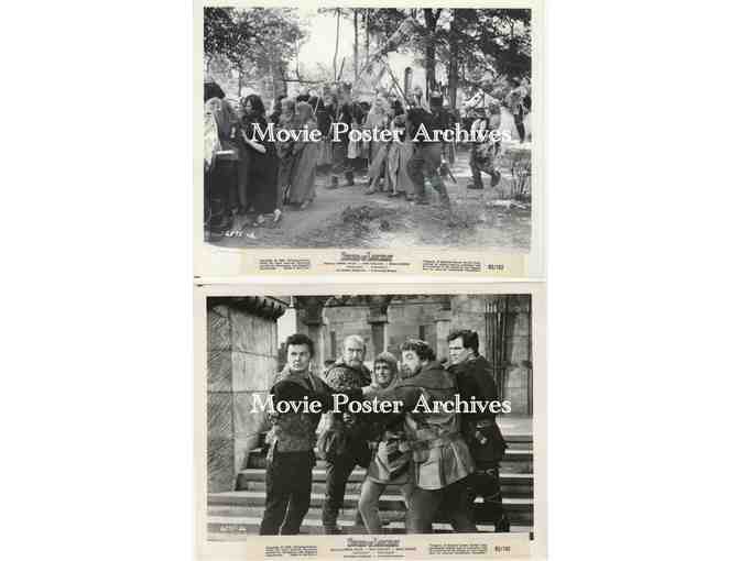 LANCELOT AND GUINEVERE, 1963, 8x10 production stills, Cornel Wilde, Jean Wallace