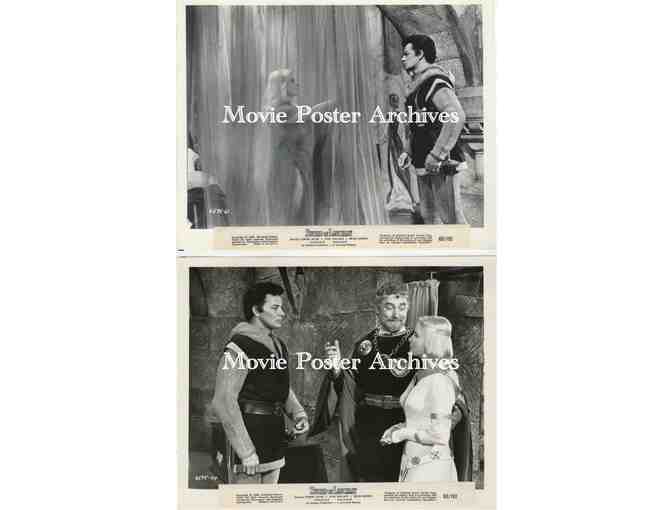 LANCELOT AND GUINEVERE, 1963, 8x10 production stills, Cornel Wilde, Jean Wallace