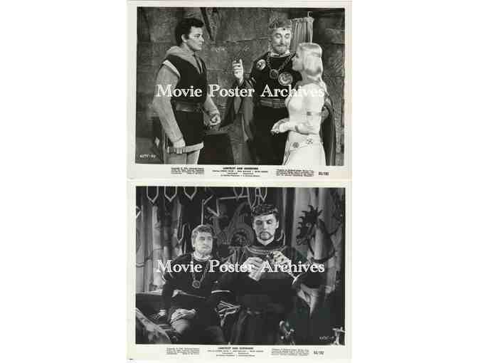 LANCELOT AND GUINEVERE, 1963, 8x10 production stills, Cornel Wilde, Jean Wallace