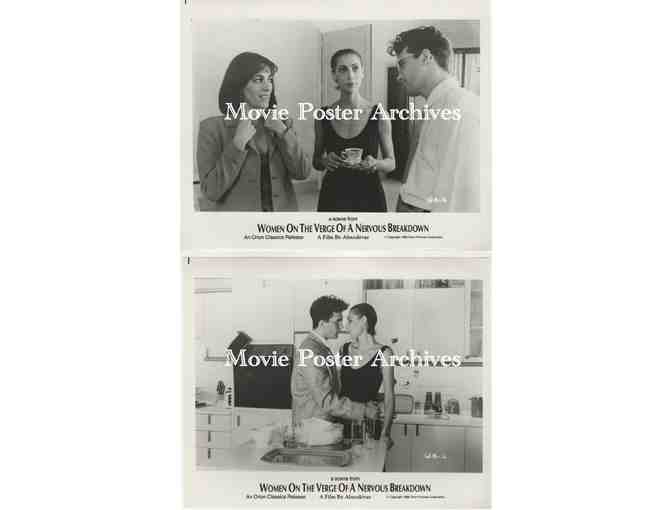 WOMEN ON THE VERGE OF A NERVOUS BREAKDOWN, 1988, 8x10 production stills, Banderas