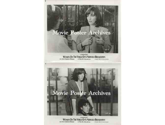 WOMEN ON THE VERGE OF A NERVOUS BREAKDOWN, 1988, 8x10 production stills, Banderas