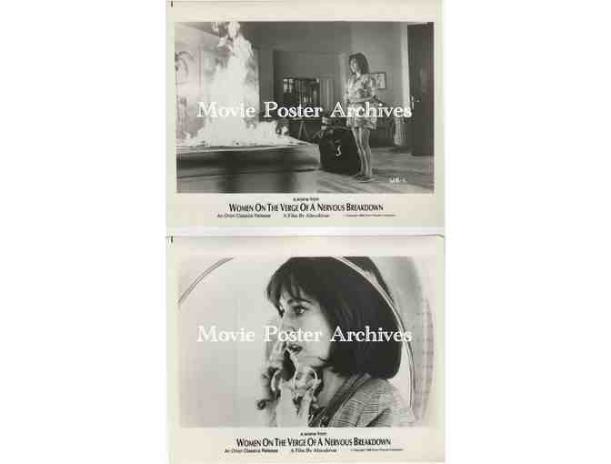WOMEN ON THE VERGE OF A NERVOUS BREAKDOWN, 1988, 8x10 production stills, Banderas
