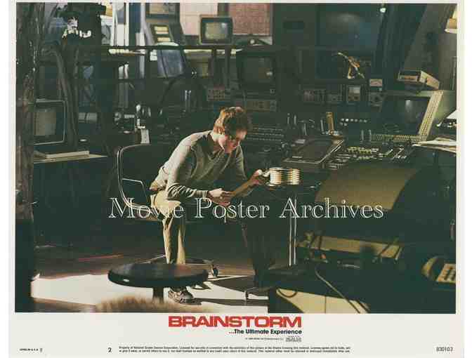 BRAINSTORM, 1983, lobby card set, Christopher Walken, Natalie Wood