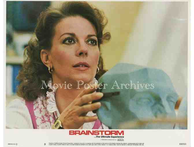 BRAINSTORM, 1983, lobby card set, Christopher Walken, Natalie Wood