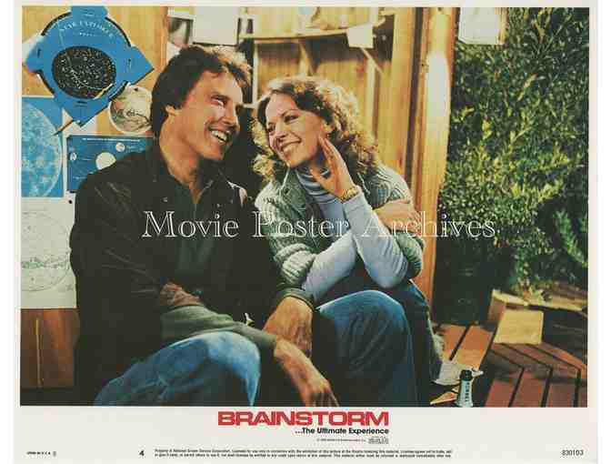 BRAINSTORM, 1983, lobby card set, Christopher Walken, Natalie Wood