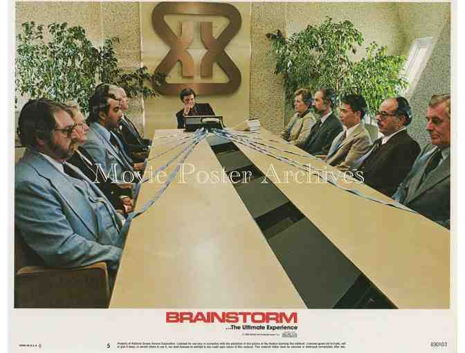 BRAINSTORM, 1983, lobby card set, Christopher Walken, Natalie Wood